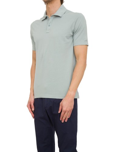 Мужское поло PAUL&SHARK POLO IN COTONE GRIGIO
