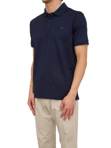 Чоловіче поло PAUL&SHARK POLO IN COTONE BLU