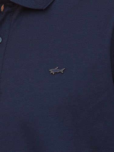 Чоловіче поло PAUL&SHARK POLO IN COTONE BLU