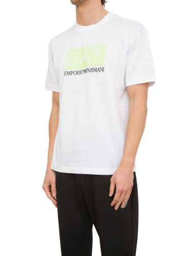 Чоловіча футболка EA7 EMPORIO ARMANI T-SHIRT BIANCO