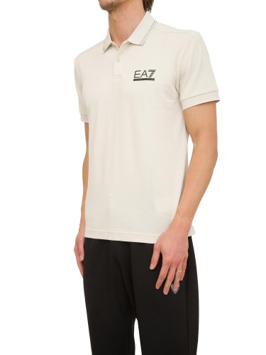 Мужское поло EA7 EMPORIO ARMANI POLO SHIRT BEIGE