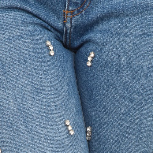 Женские джинсы BE BLUMARINE PANTALONE BLU DENIM