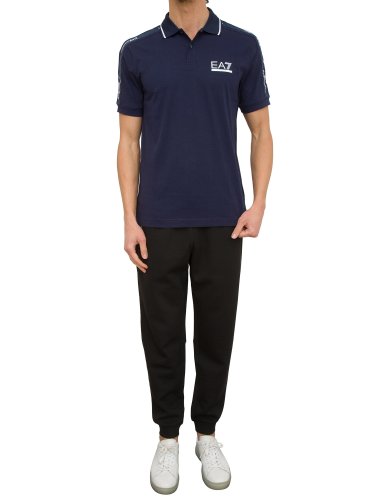 Мужское поло EA7 EMPORIO ARMANI POLO SHIRT BLU