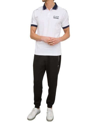 Мужское поло EA7 EMPORIO ARMANI POLO SHIRT BIANCO