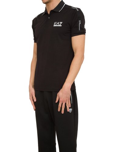 Чоловіче поло EA7 EMPORIO ARMANI POLO SHIRT NERO