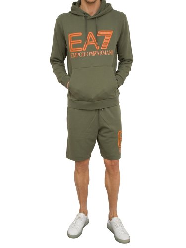 Мужская толстовка EA7 EMPORIO ARMANI SWEATSHIRT VERDE