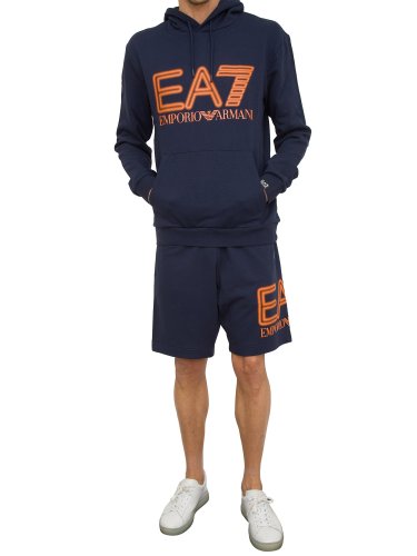 Чоловіча толстовка  EA7 EMPORIO ARMANI SWEATSHIRT BLU