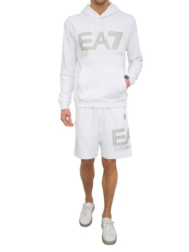 Мужская толстовка EA7 EMPORIO ARMANI SWEATSHIRT BIANCO