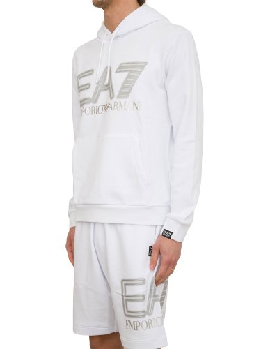 Мужская толстовка EA7 EMPORIO ARMANI SWEATSHIRT BIANCO