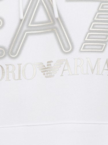 Мужская толстовка EA7 EMPORIO ARMANI SWEATSHIRT BIANCO