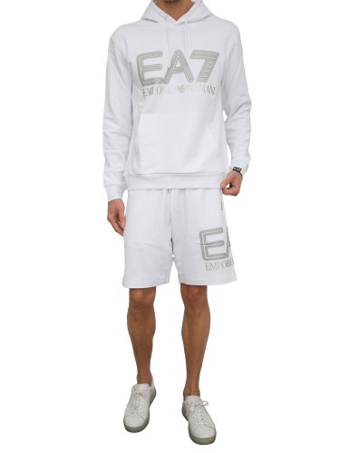 Чоловічі спортивні шорти EA7 EMPORIO ARMANI BERMUDA BIANCO
