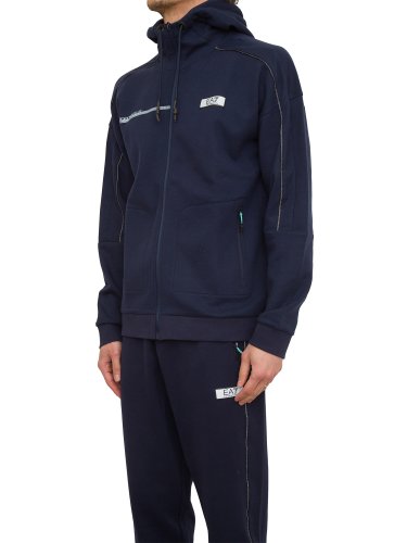Чоловіча толстовка  EA7 EMPORIO ARMANI SWEATSHIRT BLU