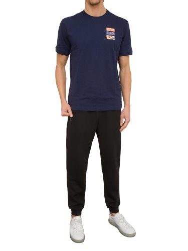 Мужская футболка  EA7 EMPORIO ARMANI T-SHIRT BLU