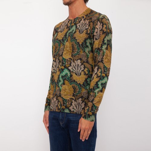 Мужской свитер ETRO C-NECK STAMPA - MAGLIA FANTASIA