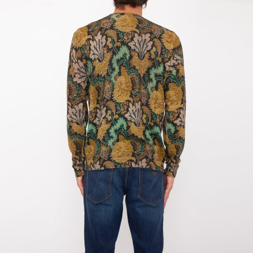 Мужской свитер ETRO C-NECK STAMPA - MAGLIA FANTASIA