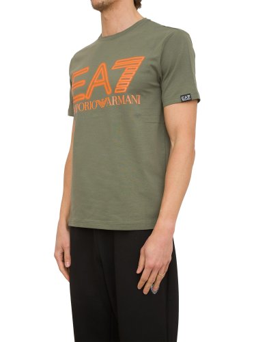 Мужская футболка  EA7 EMPORIO ARMANI T-SHIRT VERDE