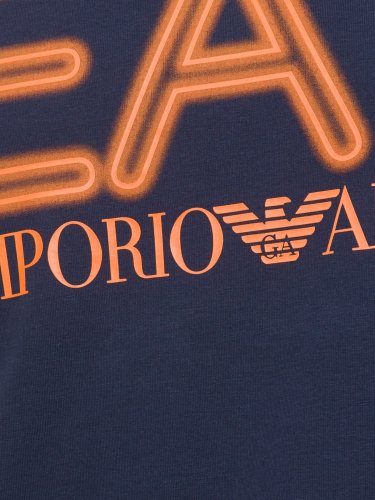 Мужская футболка  EA7 EMPORIO ARMANI T-SHIRT BLU