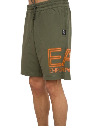 Мужские спортивные шорты EA7 EMPORIO ARMANI BERMUDA VERDE