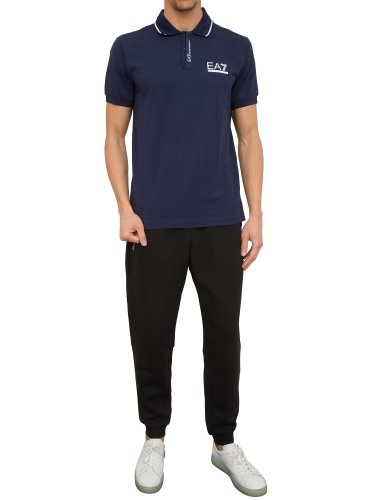 Мужское поло EA7 EMPORIO ARMANI POLO SHIRT BLU
