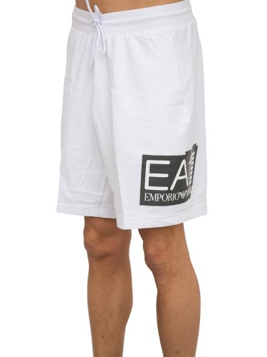Мужские спортивные шорты EA7 EMPORIO ARMANI SHORTS BIANCO