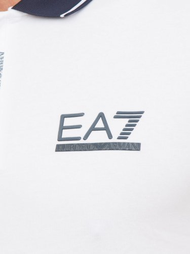 Мужское поло EA7 EMPORIO ARMANI POLO SHIRT BIANCO