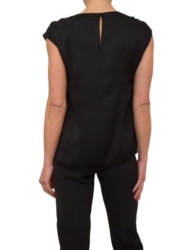 Женская блузка NENETTE BLUSA M/C RASO VISCOSA SILK TOUCH NERO
