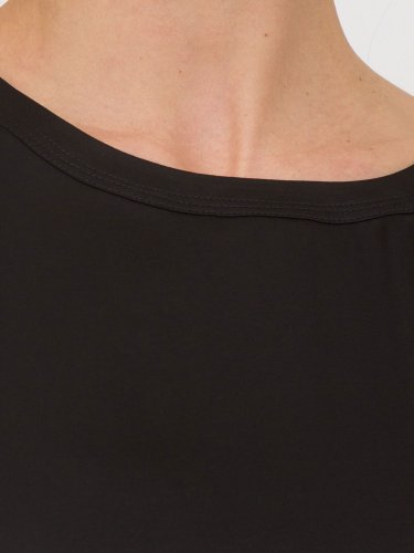 Женская блузка NENETTE BLUSA M/C RASO VISCOSA SILK TOUCH NERO