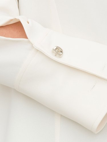 Женская рубашка с длинным рукавом NENETTE CAMICIA MANICA LUNGA  FLUIDO POLY UNITO AVORIO