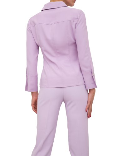 Женская рубашка с длинным рукавом NENETTE CAMICIA MANICA LUNGA  FLUIDO POLY UNITO LILLA