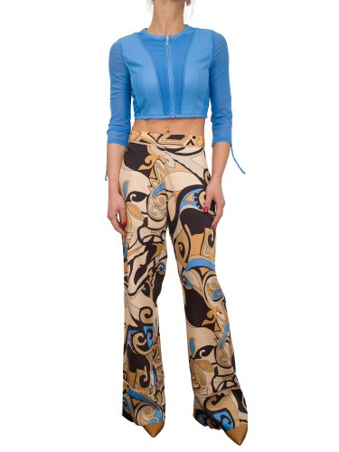 Женские повседневные брюки NENETTE PANTALONE TESSUTO TWILL POLY STAMPA FOULARD FANTASIA