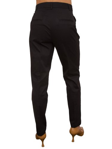 Жіночі повсякденні штани NENETTE PANTALONE NEW-YORK TESSUTO RASATELLO COTONE NERO