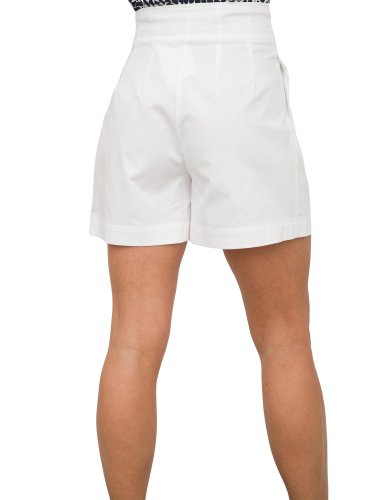 Женские шорты NENETTE  BERMUDA C/PIEGHE  TESSUTO RASATELLO COTONE BIANCO
