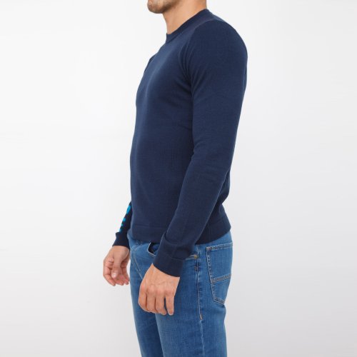 Мужской свитер BIKKEMBERGS MAGLIA BLU