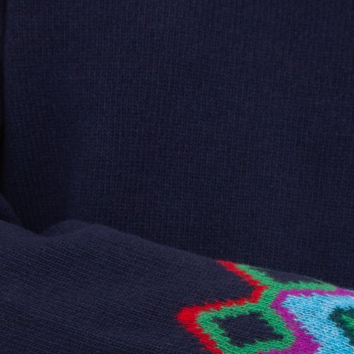 Мужской свитер ETRO C-NECK RICAMO - MAGLIA BLU