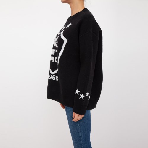 Жіночий светр ETRO MAGLIA GIROCOLLO OVER SKYLARK NERO