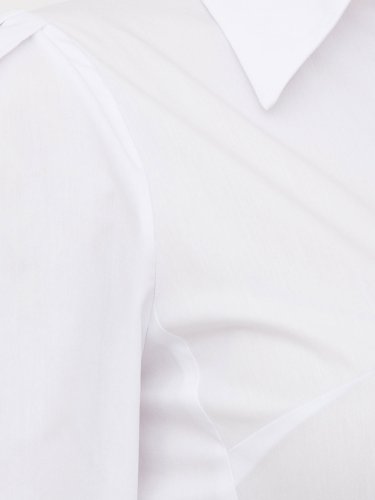 Женская рубашка с длинным рукавом NENETTE CAMICIA FI  MANICA LUNGA POPELINE STRETCH UNITO BIANCO