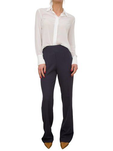 Женские повседневные брюки NENETTE PANTALONE ZAMPA TESSUTO TRICOTTINA BLU
