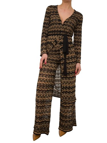 Женский кардиган NENETTE CARDIGAN IN MAGLIA LUNGO GRUPPO ZIGZAG MULTICOLOR FANTASIA