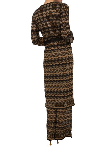 Женский кардиган NENETTE CARDIGAN IN MAGLIA LUNGO GRUPPO ZIGZAG MULTICOLOR FANTASIA