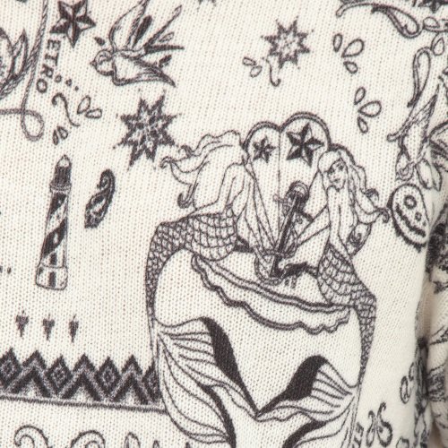 Мужской свитер ETRO C-NECK STAMPA - MAGLIA BIANCO