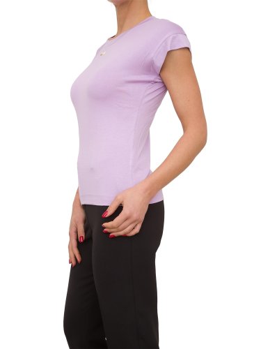 Женская футболка NENETTE T-SHIRT MANICA CORTA GIROCOLLO PORTALOGO CARRY OVER LILLA