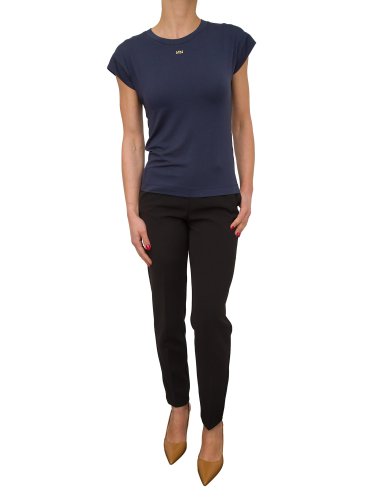 Женская футболка NENETTE T-SHIRT MANICA CORTA GIROCOLLO PORTALOGO CARRY OVER BLU