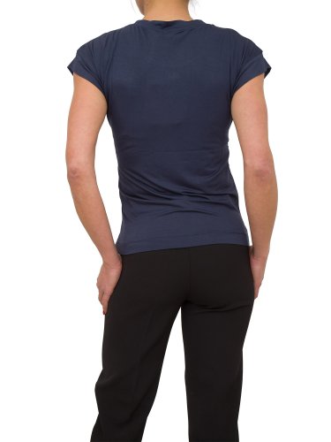 Женская футболка NENETTE T-SHIRT MANICA CORTA GIROCOLLO PORTALOGO CARRY OVER BLU