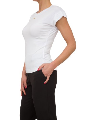 Женская футболка NENETTE T-SHIRT MANICA CORTA GIROCOLLO PORTALOGO CARRY OVER BIANCO