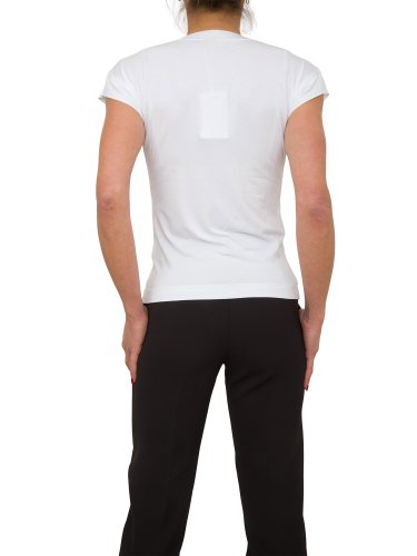 Женская футболка NENETTE T-SHIRT MANICA CORTA GIROCOLLO PORTALOGO CARRY OVER BIANCO