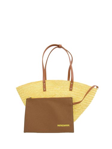 Жіноча сумка з ручками PATRIZIA PEPE BORSA/BAG GIALLO