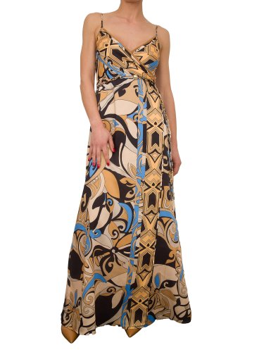 Жіноче плаття NENETTE  ABITO LUNGO TESSUTO TWILL POLY STAMPA FOULARD FANTASIA