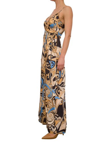 Жіноче плаття NENETTE  ABITO LUNGO TESSUTO TWILL POLY STAMPA FOULARD FANTASIA