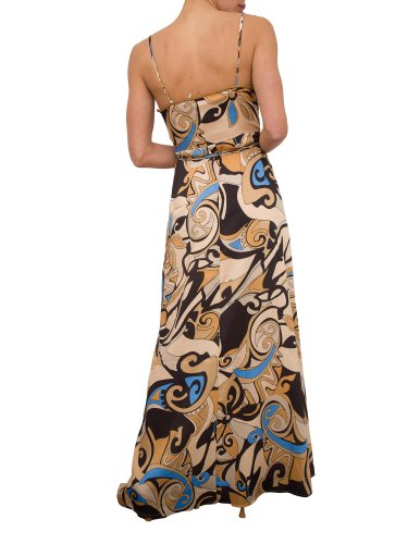 Жіноче плаття NENETTE  ABITO LUNGO TESSUTO TWILL POLY STAMPA FOULARD FANTASIA