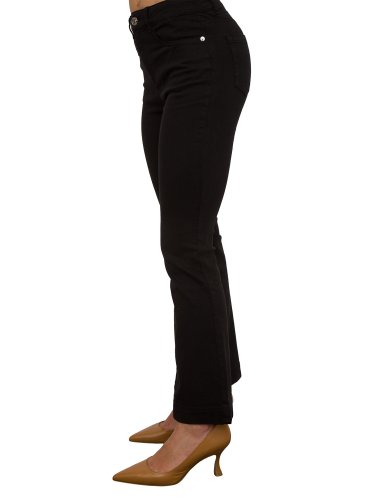 Женские повседневные брюки NENETTE PANTALONE TROMBETTA BULL TINTO CAPO NERO